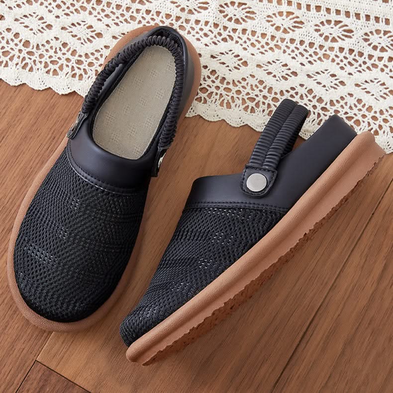 Women Mesh Slip-On Clogs Cushioned