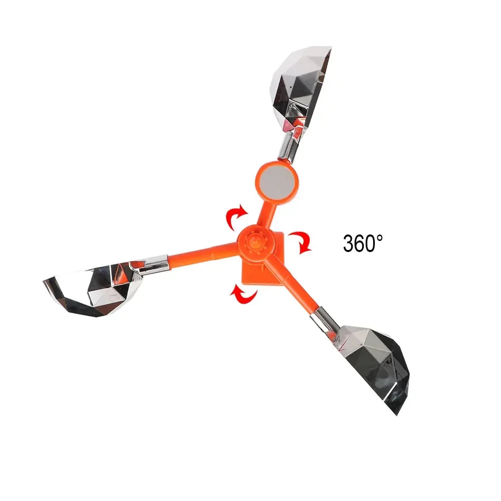 Solar Animal Repeller for Birds 360 Rotating Reflective Sound