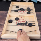 Halle | 2-in-1 Tabletop Game Set | Foosball & Shuffleboard | Wooden, Indoor