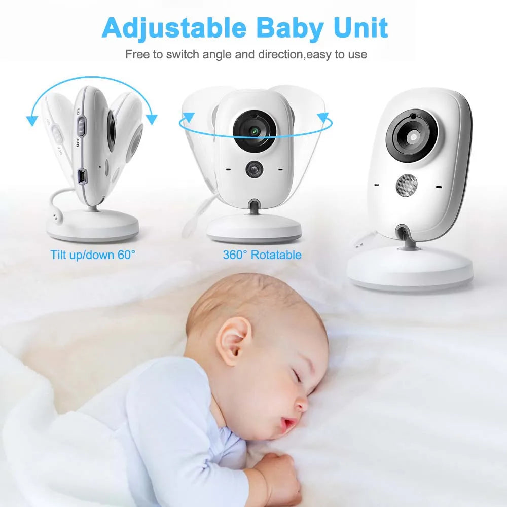 Willa | Video Baby Monitor | 3.5-Inch, Night Vision, Two-Way Audio