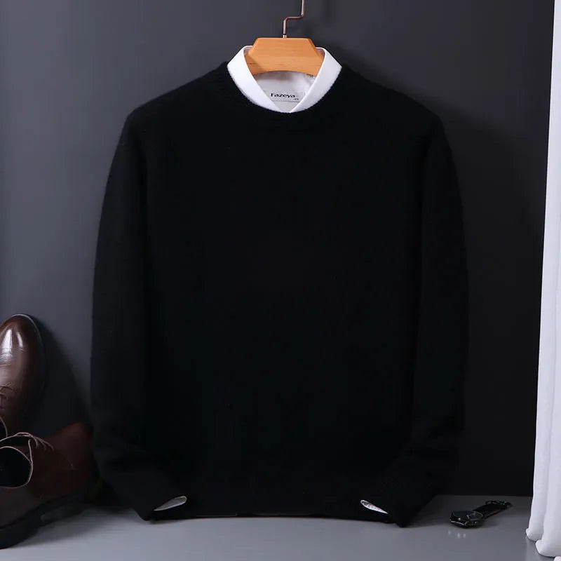 Ottavia | Men's Cashmere Sweater | Round Neck, Autumn Winter | Slim Fit