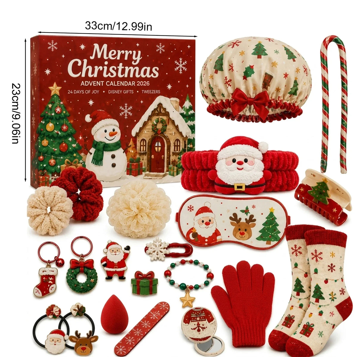 Advent Calendar for Girls 24 Days Jewelry Making Craft Kit Christmas