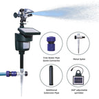 Solar Animal Repeller Motion Sensor Sprinkler Pest Deterrent Jet Spray