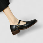 Orthopedic Flats Women Mary Jane Shoes Low Heel Casual Ankle Strap
