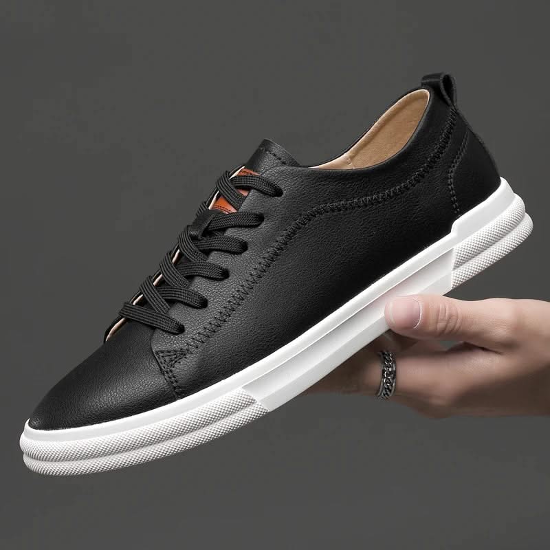 Leather Sneakers Genuine Italian Leather