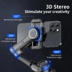 Willa | Smartphone Gimbal Stabilizer | 3-Axis, AI Tracking, Face Detection | Black