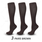 Vada | Compression Socks | Knee High, 15-20 mmHg | 3 Pairs, Unisex