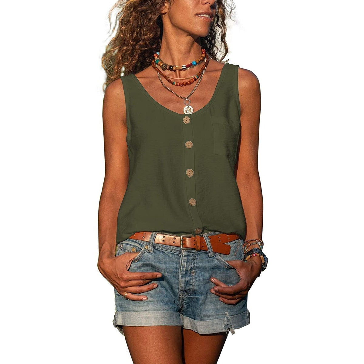 Cora | Women's Tank Top | Ibiza Style, Sleeveless | Casual Summer