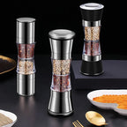 Orla | Spice & Salt Grinder | 2-in-1 Dual Mill, Stainless Steel | Manual, Ceramic Burr