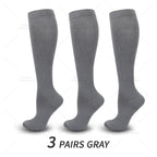 Vada | Compression Socks | Knee High, 15-20 mmHg | 3 Pairs, Unisex