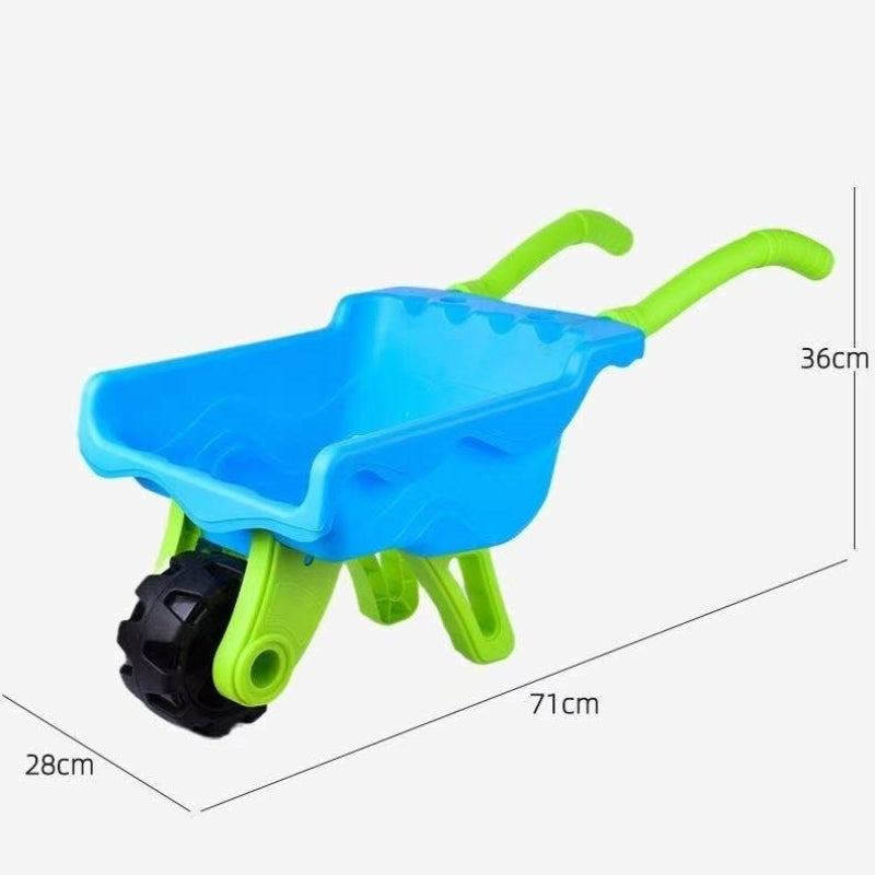 Quinn | Sand & Beach Toy Set | 22-Piece Wheelbarrow Play Set | BPA-Free, Ages 2-6