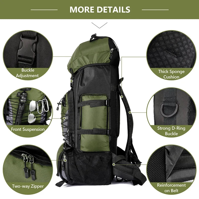 Esma | Tactical Backpack 90L | Military, Camping & Hiking | Unisex
