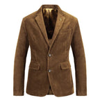 Xanthe | Men's Corduroy Blazer | Smart Casual, Autumn Winter | Brown, Olive, Blue