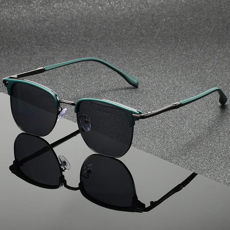Polycarbonate Lens Clubmaster Sunglasses UV Protection