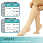 Vada | Compression Socks | Knee High, 15-20 mmHg | 3 Pairs, Unisex