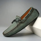 Men Leather Loafers Moccasin Slip On