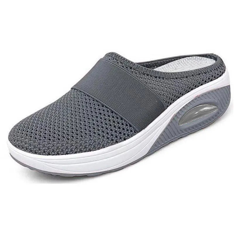 Women Orthopedic Shoes Slip On Sandals Breathable Mesh Air Cushion