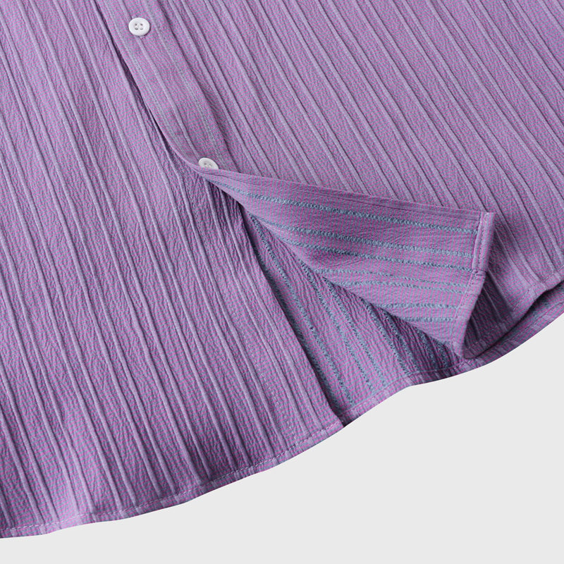Rhea | Linen Shirt Men | Breathable Summer Shirt | Spread Collar, Classic Fit