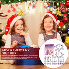 Jewelry Advent Calendar Christmas 24 Day Women Earring Bracelet Set