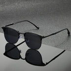 Polycarbonate Lens Clubmaster Sunglasses UV Protection