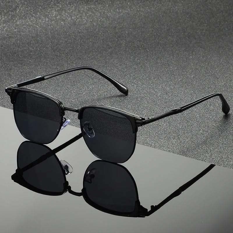 Polycarbonate Lens Clubmaster Sunglasses UV Protection