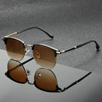 Polycarbonate Lens Clubmaster Sunglasses UV Protection