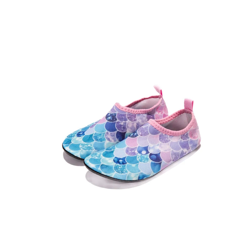 Kids Water Shoes Girls Anti Slip Quick Dry Lightweight Printed