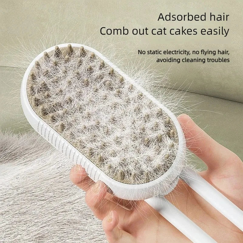 Jolie | Pet Steam Brush | 3-in-1 Electric Grooming Tool | Dogs & Cats