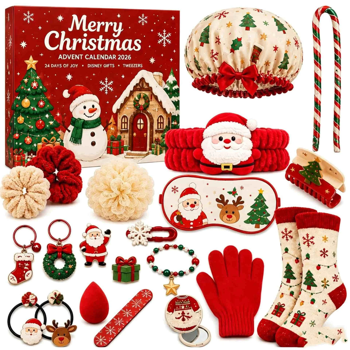 Advent Calendar for Girls 24 Days Jewelry Making Craft Kit Christmas