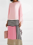 Linnea | Women Geometric Print Kaftan Batwing Sleeve Maxi Dress