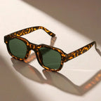 Halle | Acetate Bold Frame Retro Sunglasses