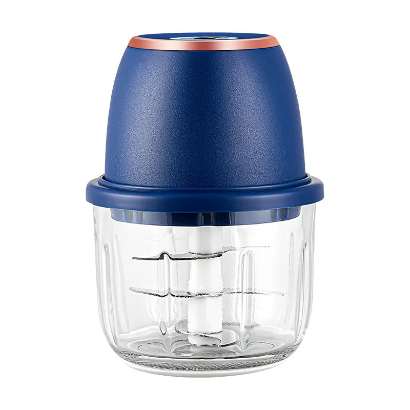 Food Chopper Electric Meat Grinder 350ml USB Rechargeable 6 Blade