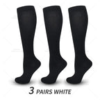 Vada | Compression Socks | Knee High, 15-20 mmHg | 3 Pairs, Unisex