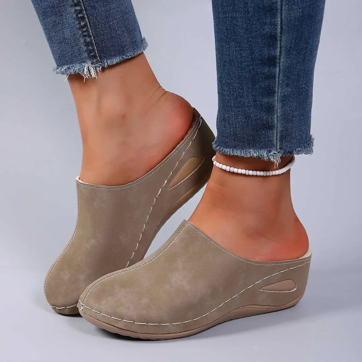Orthopedic Slippers Women Cozy Warm Plush Cushioned Arch Support