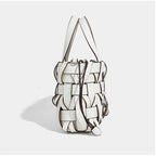 Women Handwoven Crossbody Handbag Top Handle