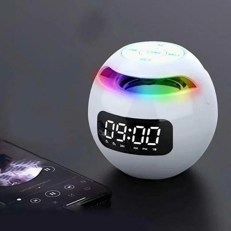 Marlow | Bluetooth Alarm Clock Speaker | LED Night Light, Digital Clock | Bedroom