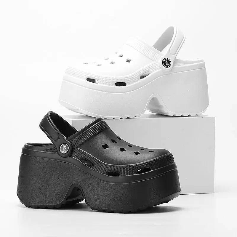 Women Wedge Sandals Chunky Platform High Heel Open Toe Gladiator