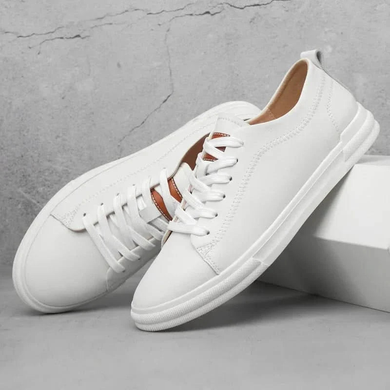 Leather Sneakers Genuine Italian Leather