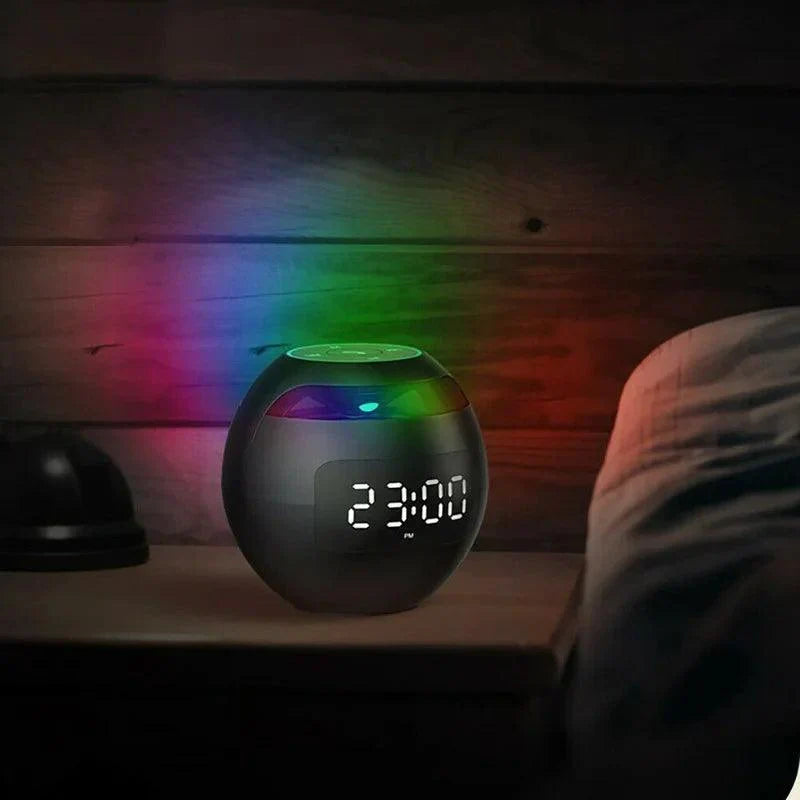 Marlow | Bluetooth Alarm Clock Speaker | LED Night Light, Digital Clock | Bedroom