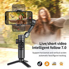 Willa | Smartphone Gimbal Stabilizer | 3-Axis, AI Tracking, Face Detection | Black
