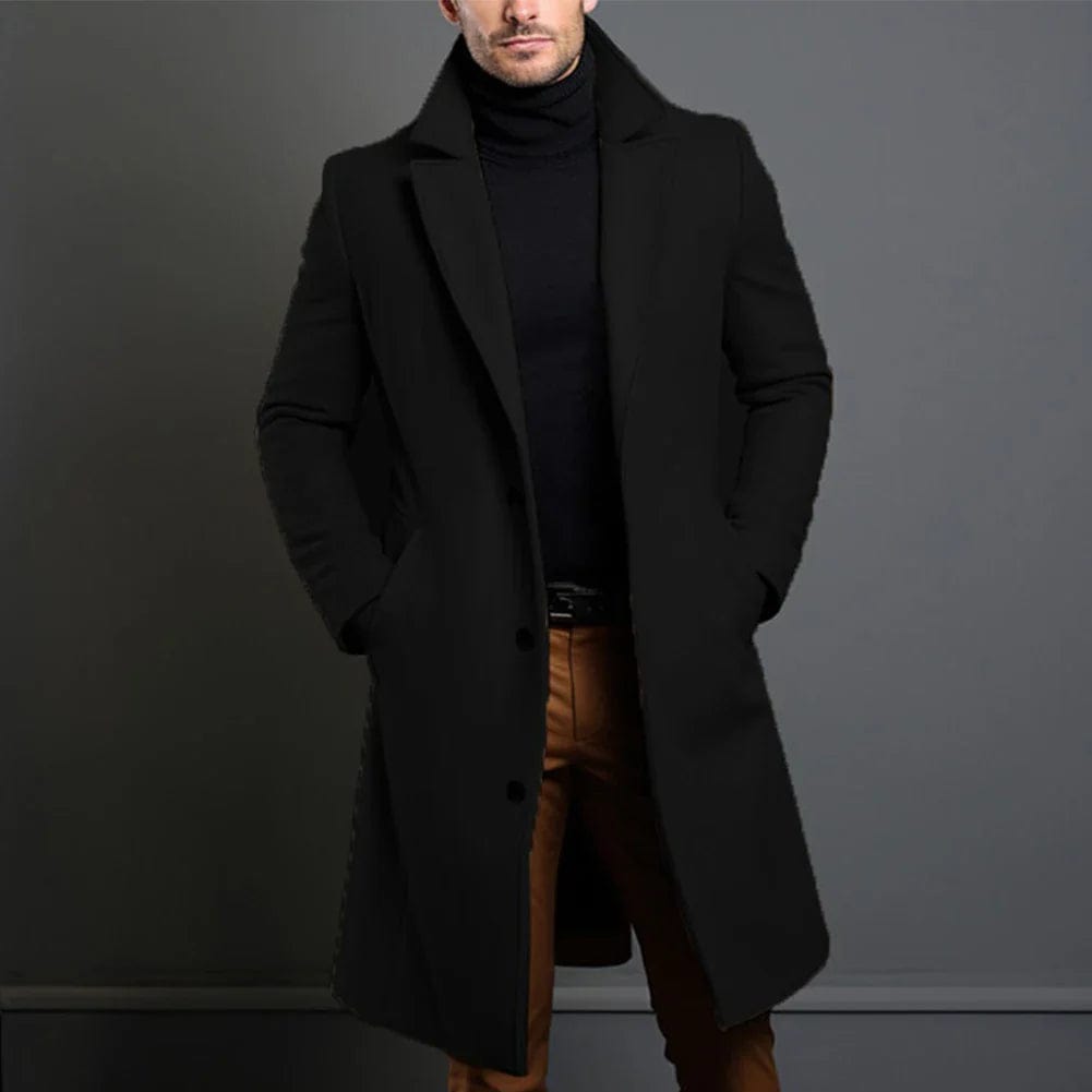 Solene | Men's Wool Coat | Warm, Long, Winter