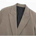 Oversized Blazer Women Structured Classic Lapels | Bexcellent