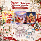 Charm Bracelet Advent Calendar 24 Piece Christmas Countdown Set