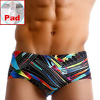 Men Swim Shorts Brazilian Cut Sunga Swimwear Briefs Low Rise
