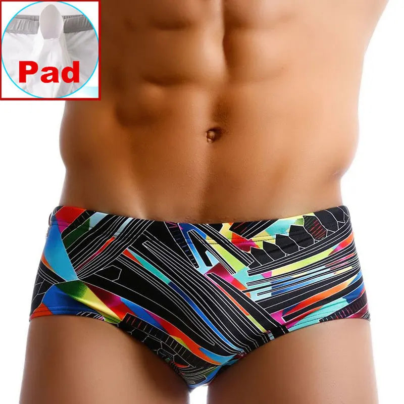 Men Swim Shorts Brazilian Cut Sunga Swimwear Briefs Low Rise