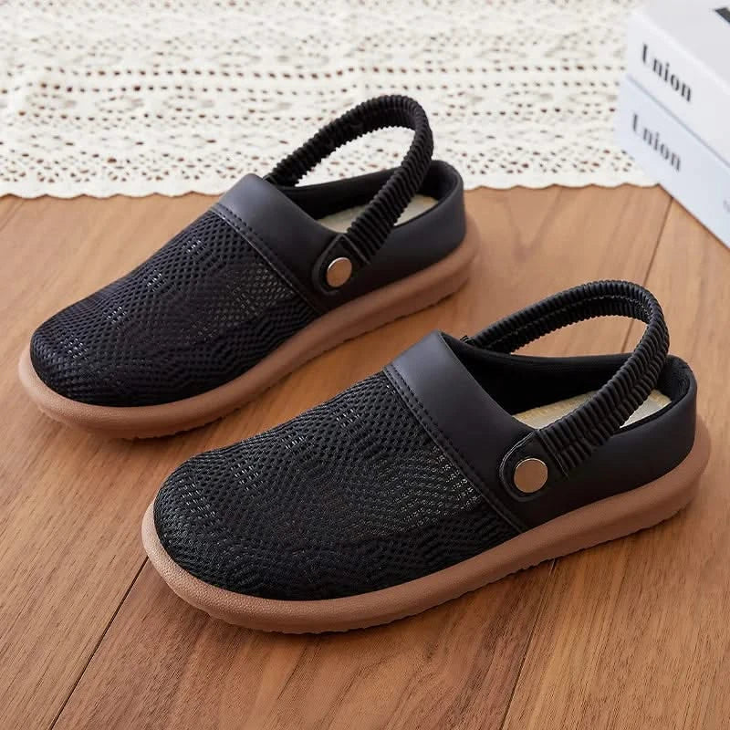 Women Mesh Slip-On Clogs Cushioned