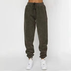 Women Corduroy Sweatset Relaxed Fit 2 Piece Lounge Set