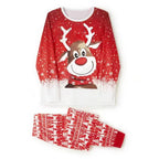 Christmas Pajamas Women Plus Size Winter Reindeer Print Set