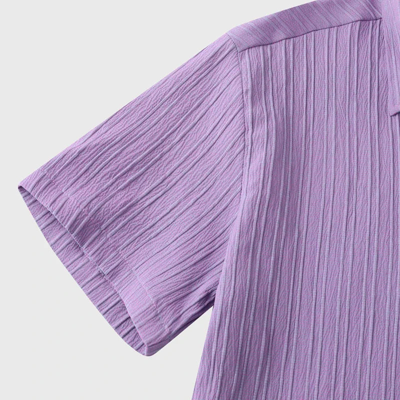 Rhea | Linen Shirt Men | Breathable Summer Shirt | Spread Collar, Classic Fit