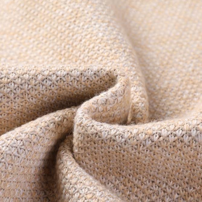 Knit Full Zip Jacket Stand Up Collar